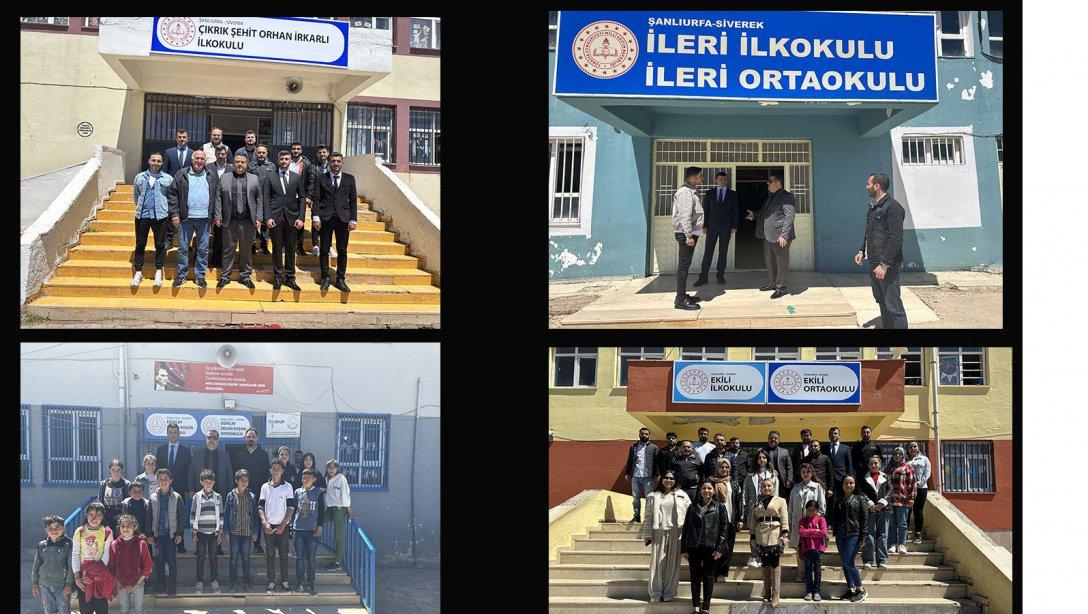 İlçe Milli Eğitim Müdürümüz Nuri Kapanoğlu'nun okul ziyaretleri