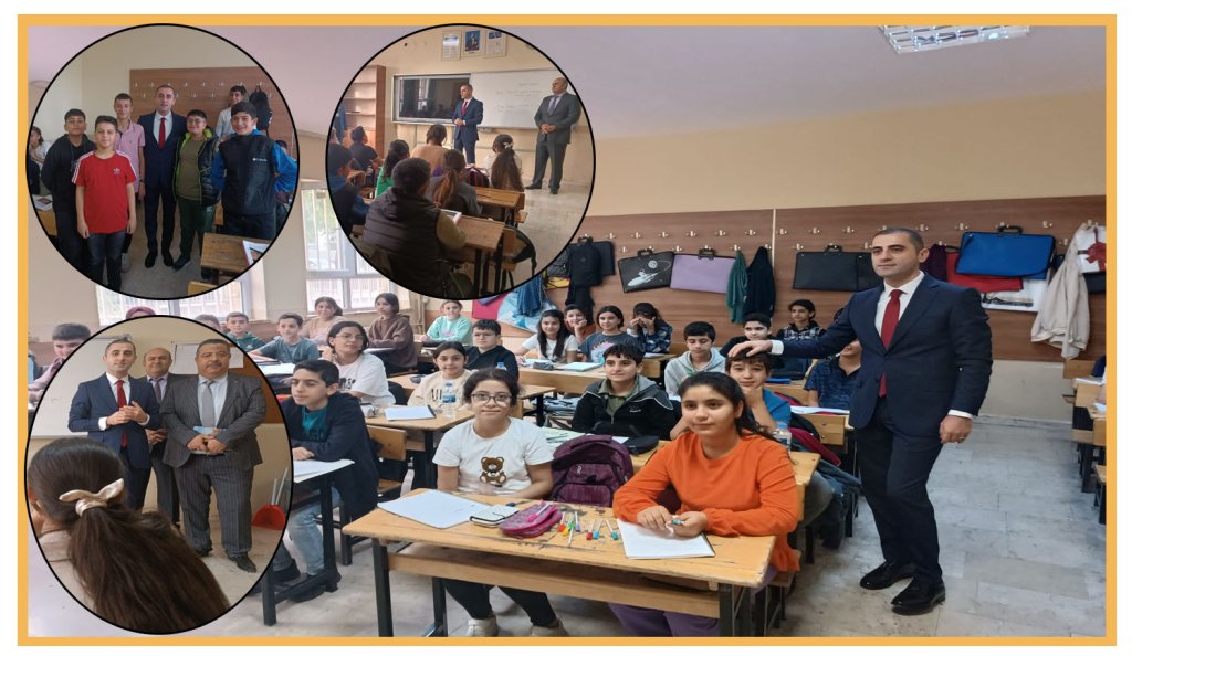 İlçe Kaymakamımız Sayın Musa Aydemir okulları ziyaret etmeye devam ediyor