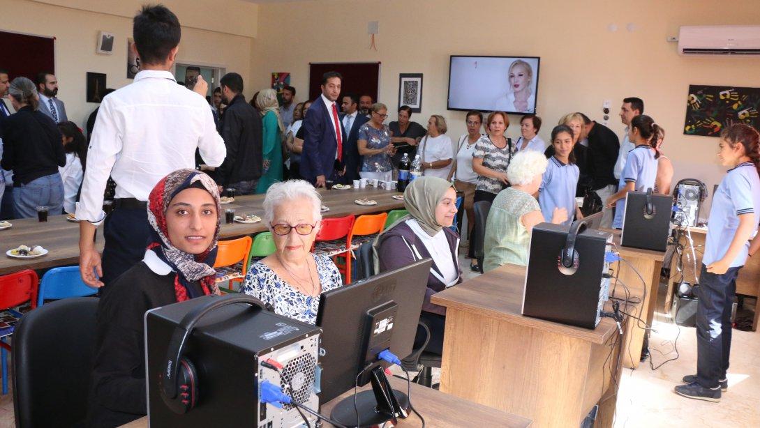 Karacadağ Anadolu Lisemizde Yabancı diller Laboratuvarı Açıldı